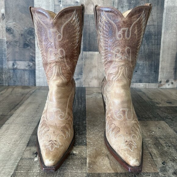 Old Gringo Pointed Toe Eagle Western Cowboy Boots Womens 9 B - Picture 3 of 12